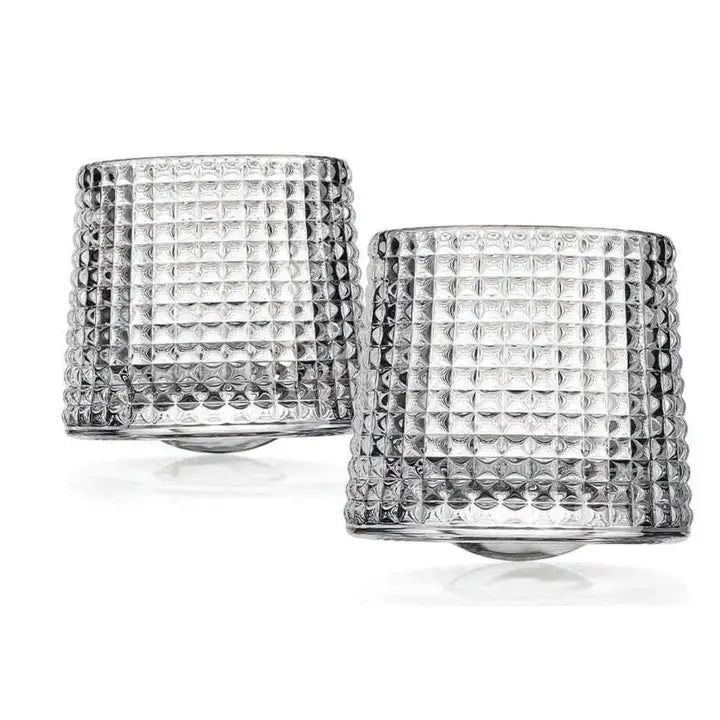 Set of Two Revolve Spinning Whiskey Glass