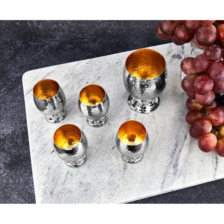 Grape Hammered Shot Glass, Set of 6